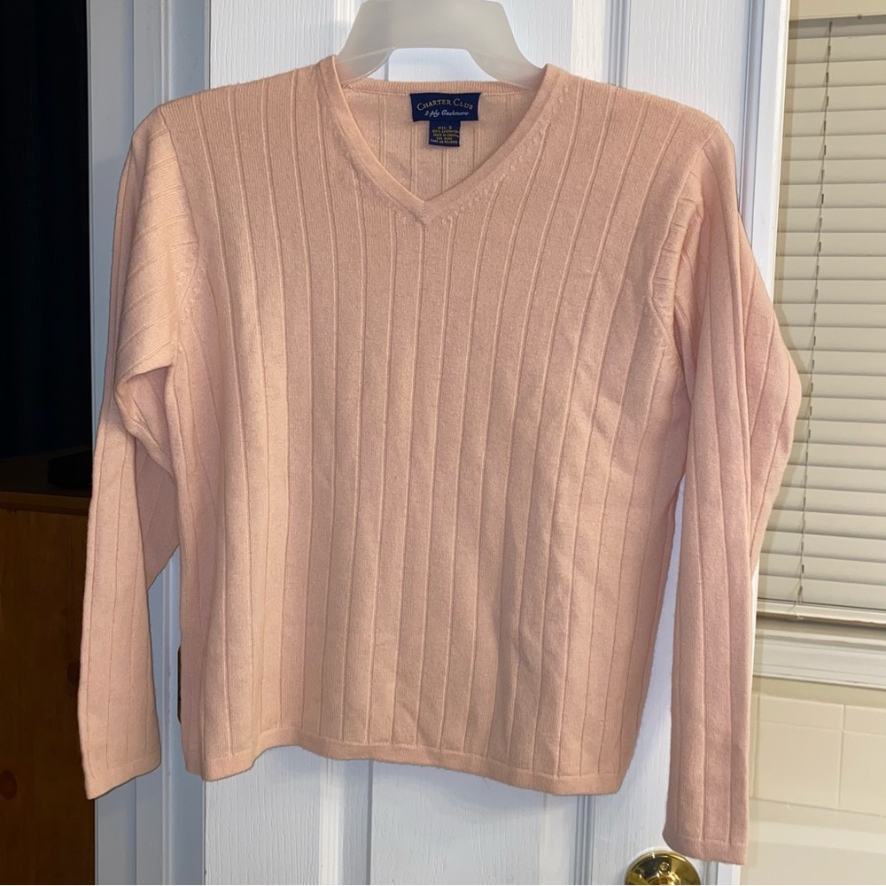 Charter Club 100% Cashmere Sweater - Size Small